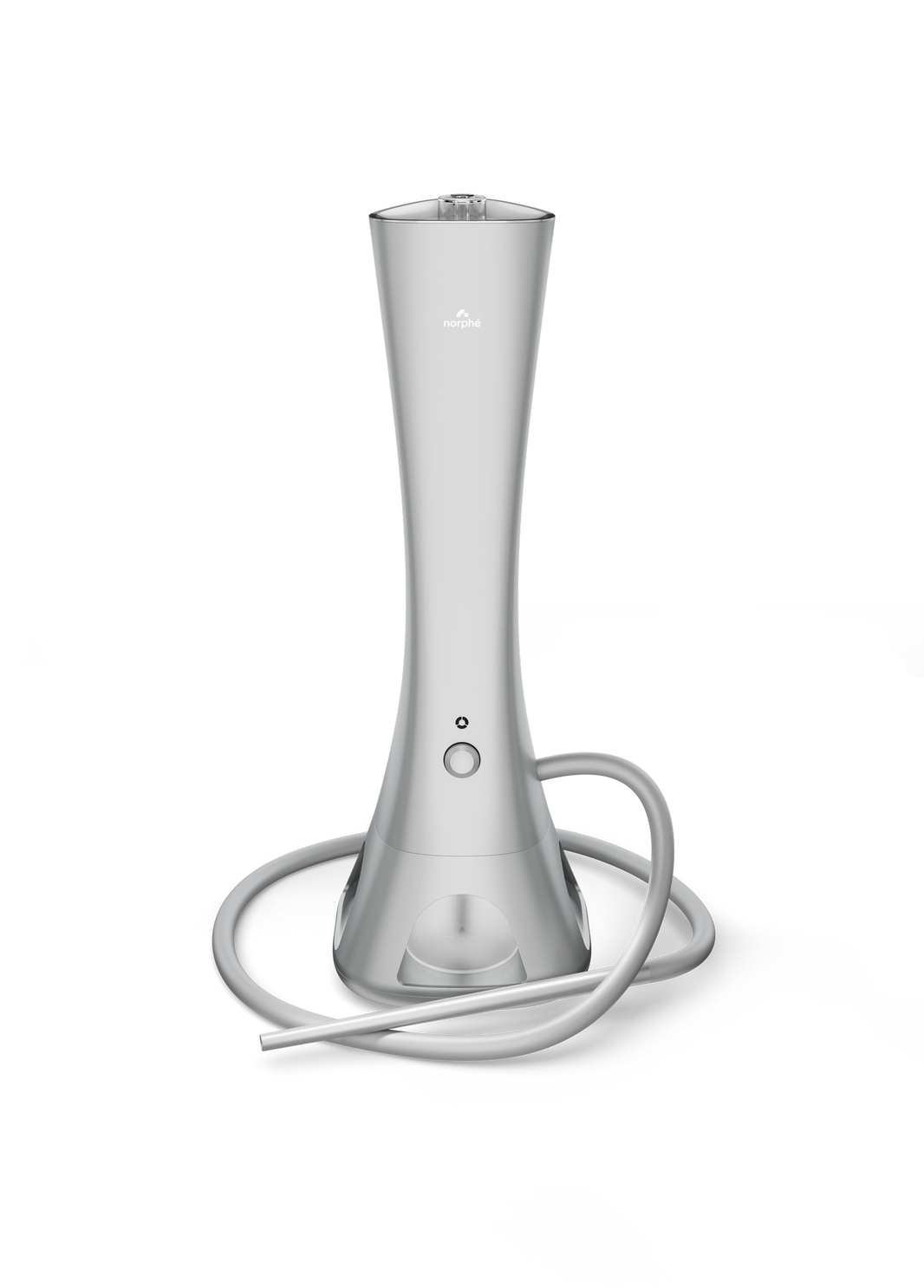 Chicha électronique Norphé M1 coloris Silver, vue de face