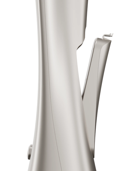 Removable battery detaching from the Champagne Norphé M1 electronic hookah, side view