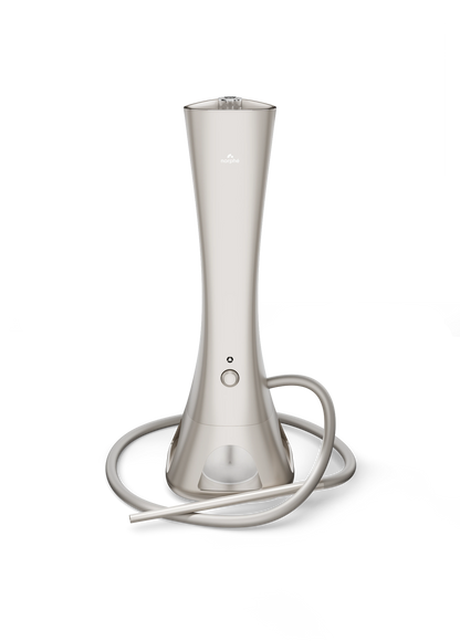 Champagne Norphé M1 electronic hookah, front view