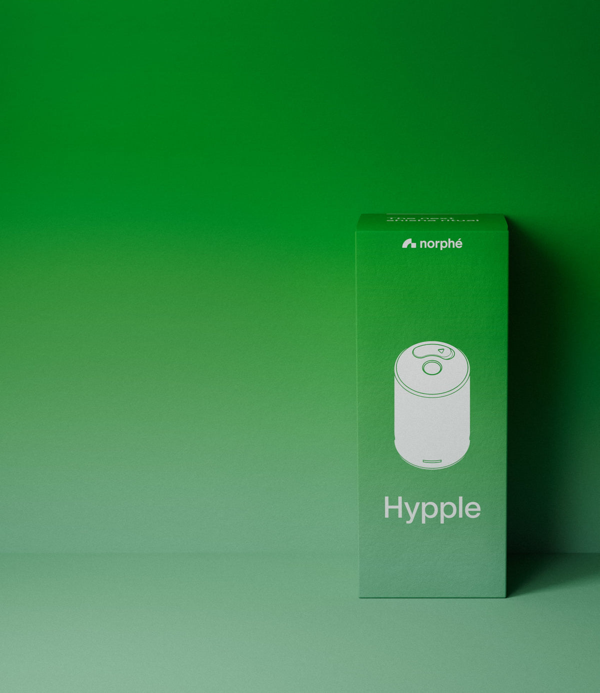Norphé Hypple flavor pod box, on a green background